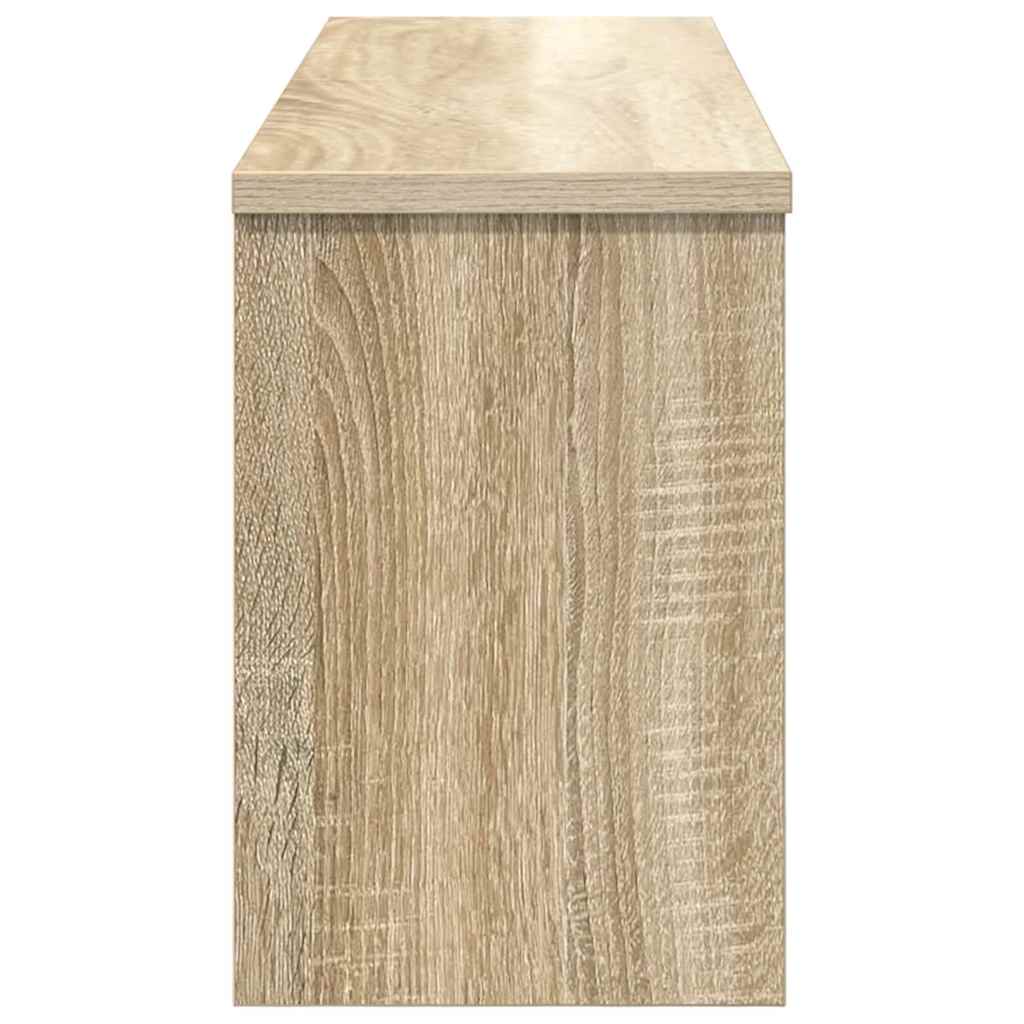 Porte-manteau mural avec étagère Chêne sonoma 80 x 20 x 30 cm