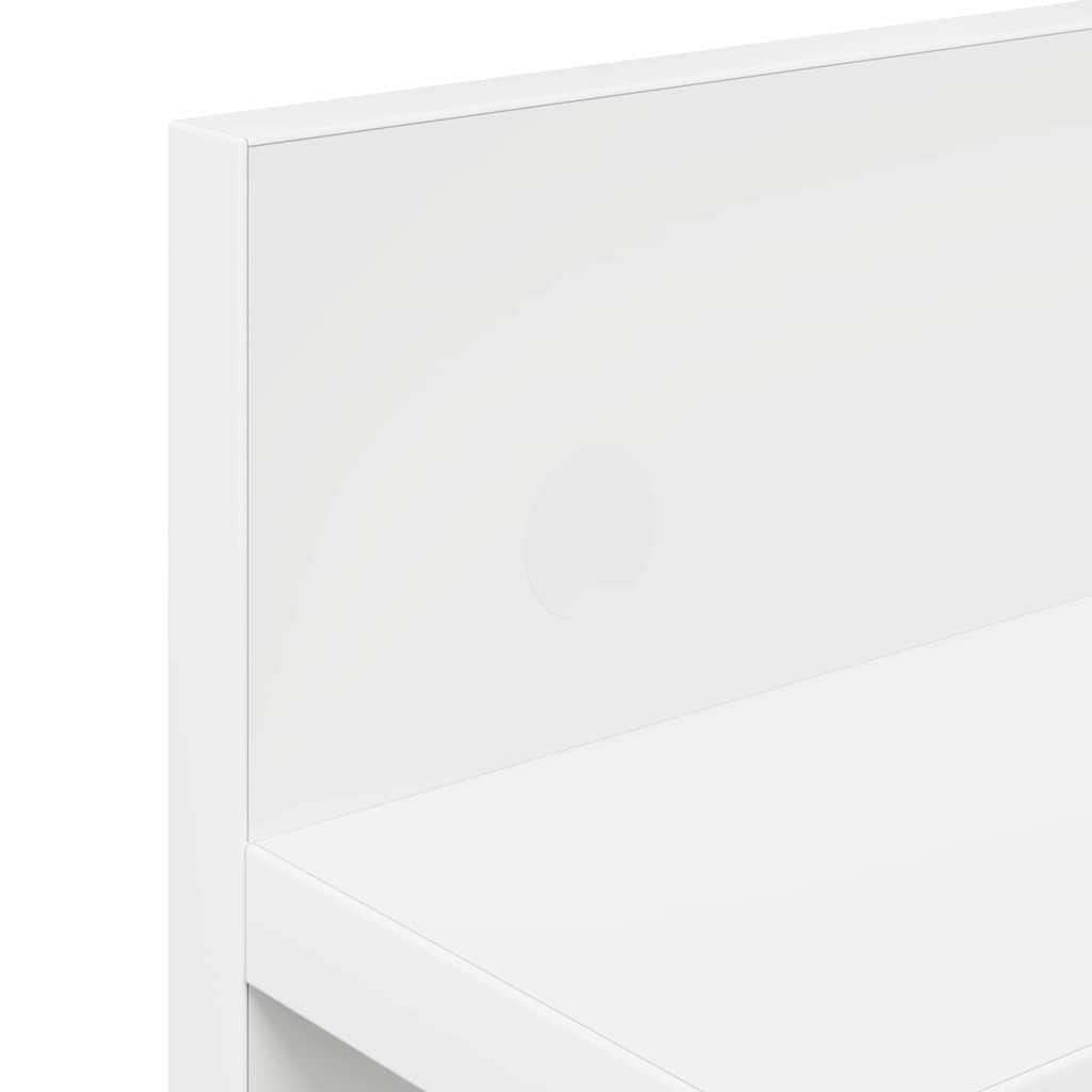 Porte-manteau mural Blanc 40 x 10.5 x 18 cm Bois d'ingénierie