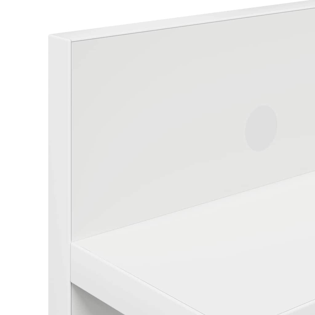 Porte-manteau mural Blanc 100 x 10.5 x 18 cm Bois d'ingénierie