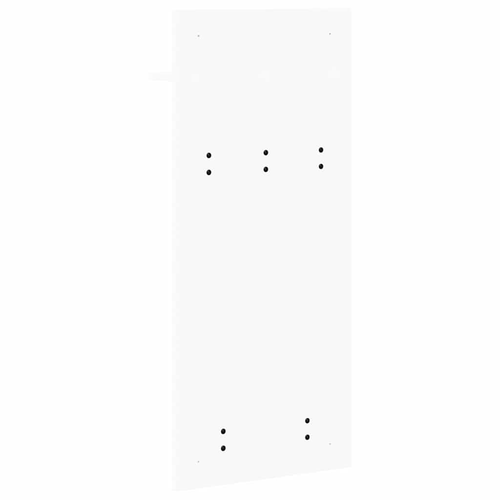 Porte-manteau mural Blanc 90 x 40 x 10 cm Bois d'ingénierie