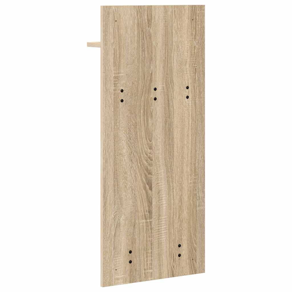 Porte-manteau mural avec étagère Chêne sonoma 90 x 40 x 10 cm