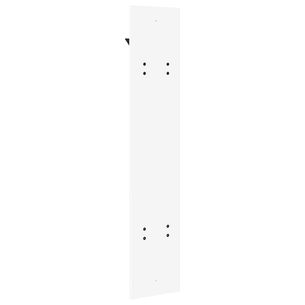 Porte-manteau mural Blanc 20 x 1.5 x 100 cm Bois d'ingénierie