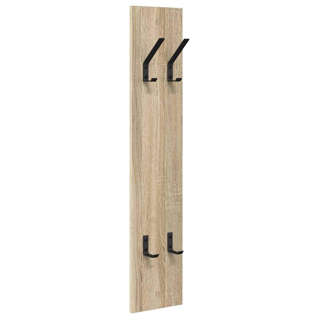 Porte-manteau mural Chêne sonoma 20 x 1.5 x 100 cm