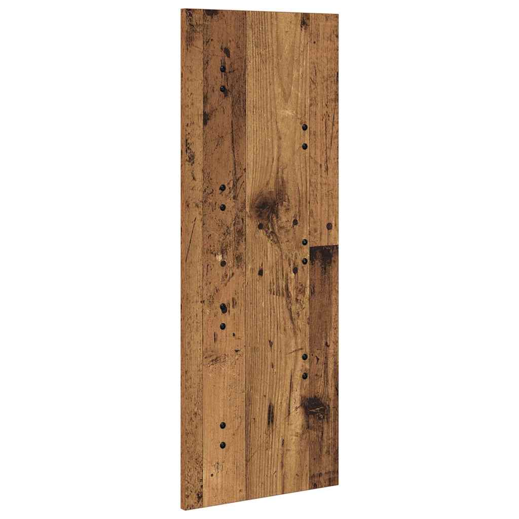 Porte-manteau mural Montage mural Bois ancien 30 x 1.5 x 80 cm