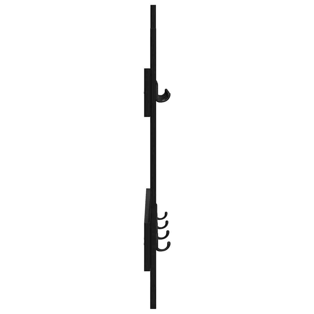 Porte-manteau mural Chêne noir 60 x 3 x 82 cm Bois d'ingénierie
