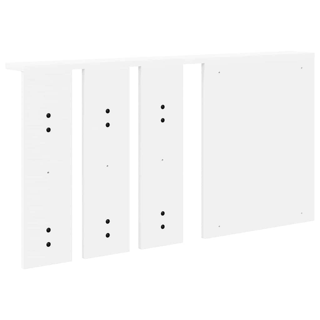 Porte-manteau mural Blanc 85 x 10 x 45 cm Bois d'ingénierie