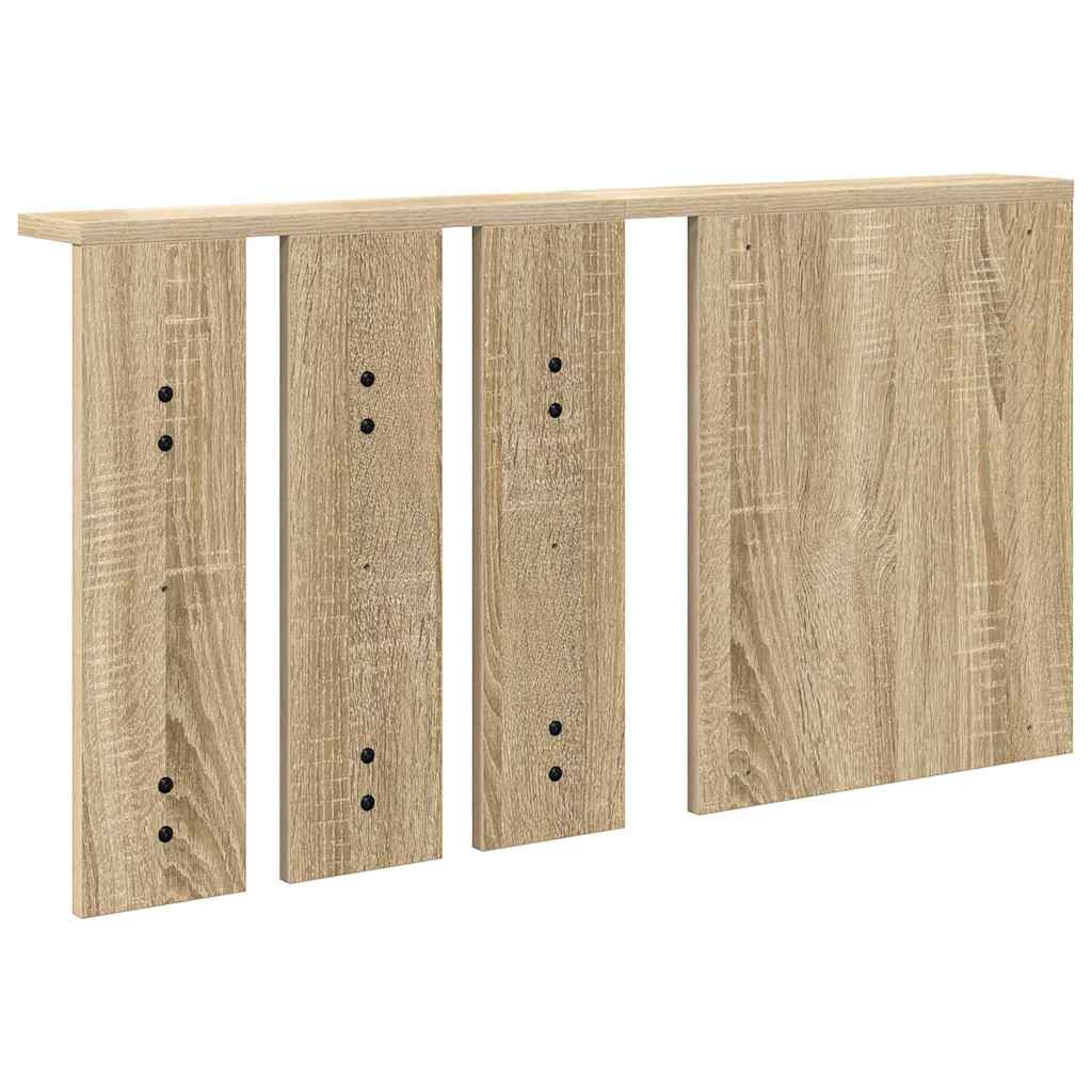 Porte-manteau mural avec étagère Chêne sonoma 85 x 10 x 45 cm