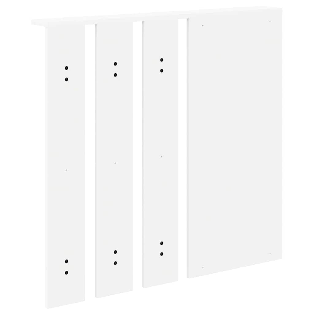 Porte-manteau mural Blanc 84 x 10 x 80 cm Bois d'ingénierie