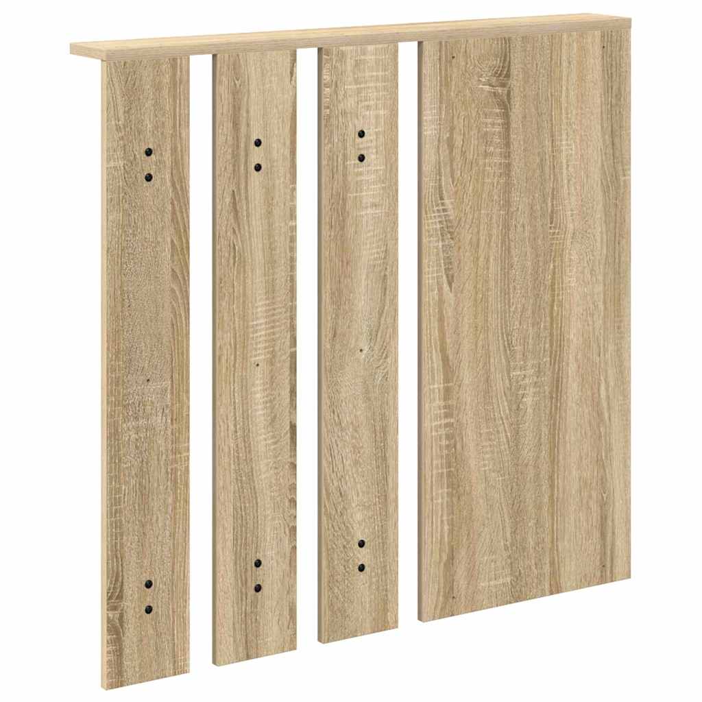 Porte-manteau mural avec étagère Chêne sonoma 84 x 10 x 80 cm