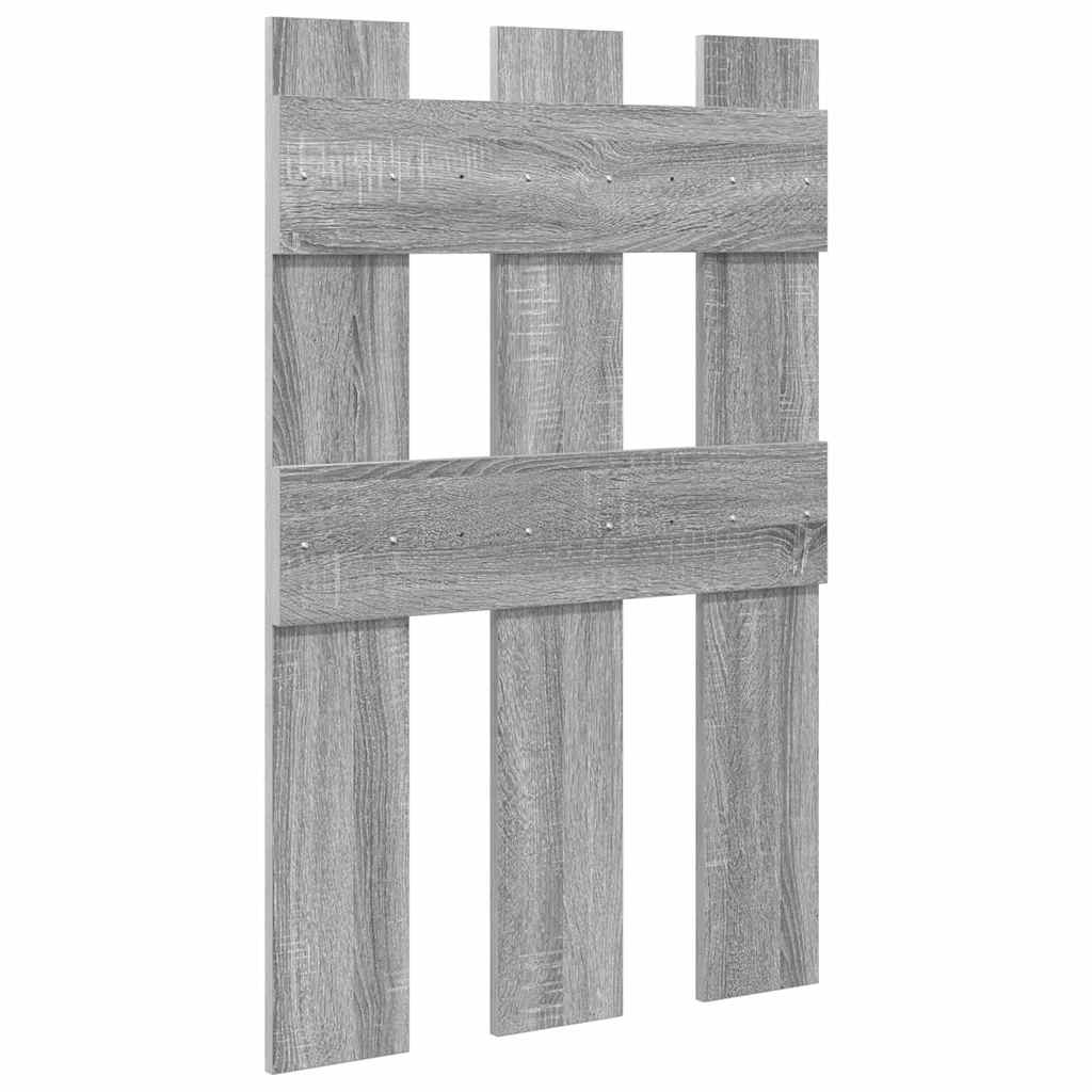 Porte-manteau mural Montage mural Sonoma gris 65 x 3 x 100 cm