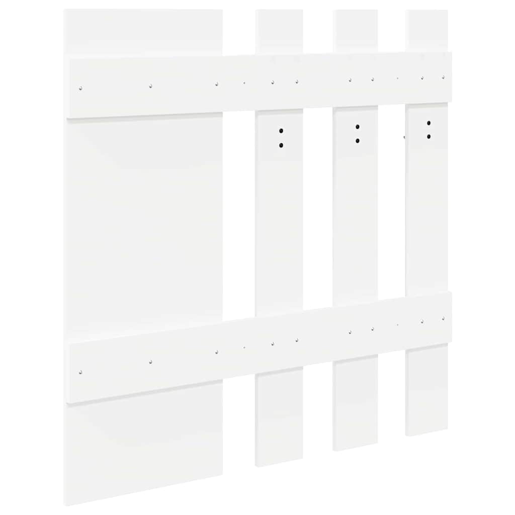 Porte-manteau mural Blanc 100 x 10 x 100 cm Bois d'ingénierie