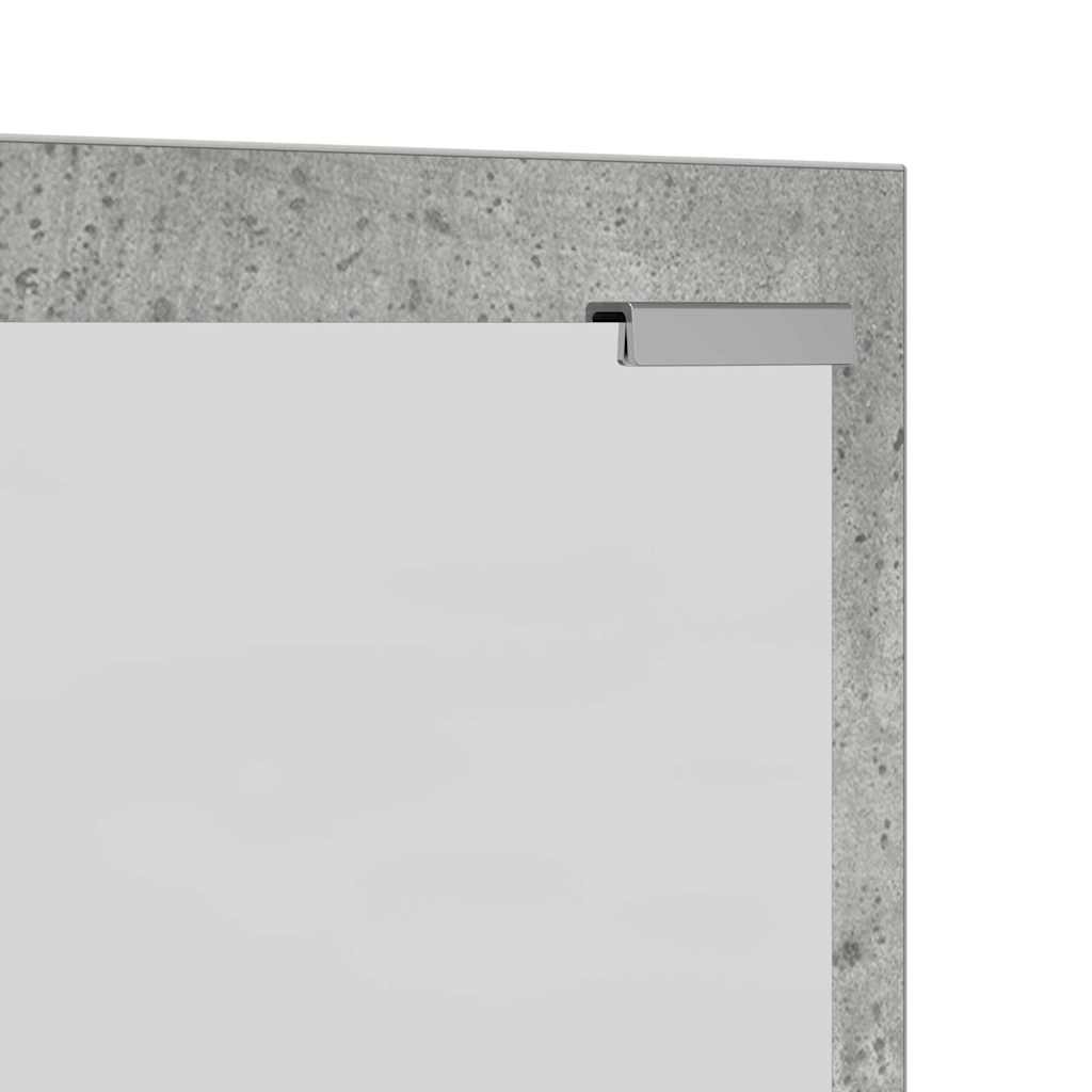 Porte-manteau mural Montage mural Gris Béton 100 x 10 x 100 cm