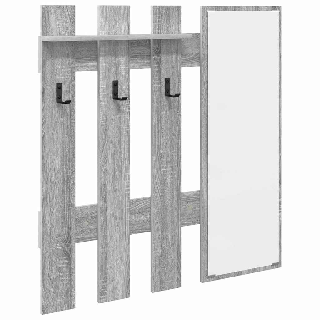 Porte-manteau mural Montage mural Gris sonoma 100 x 10 x 100 cm