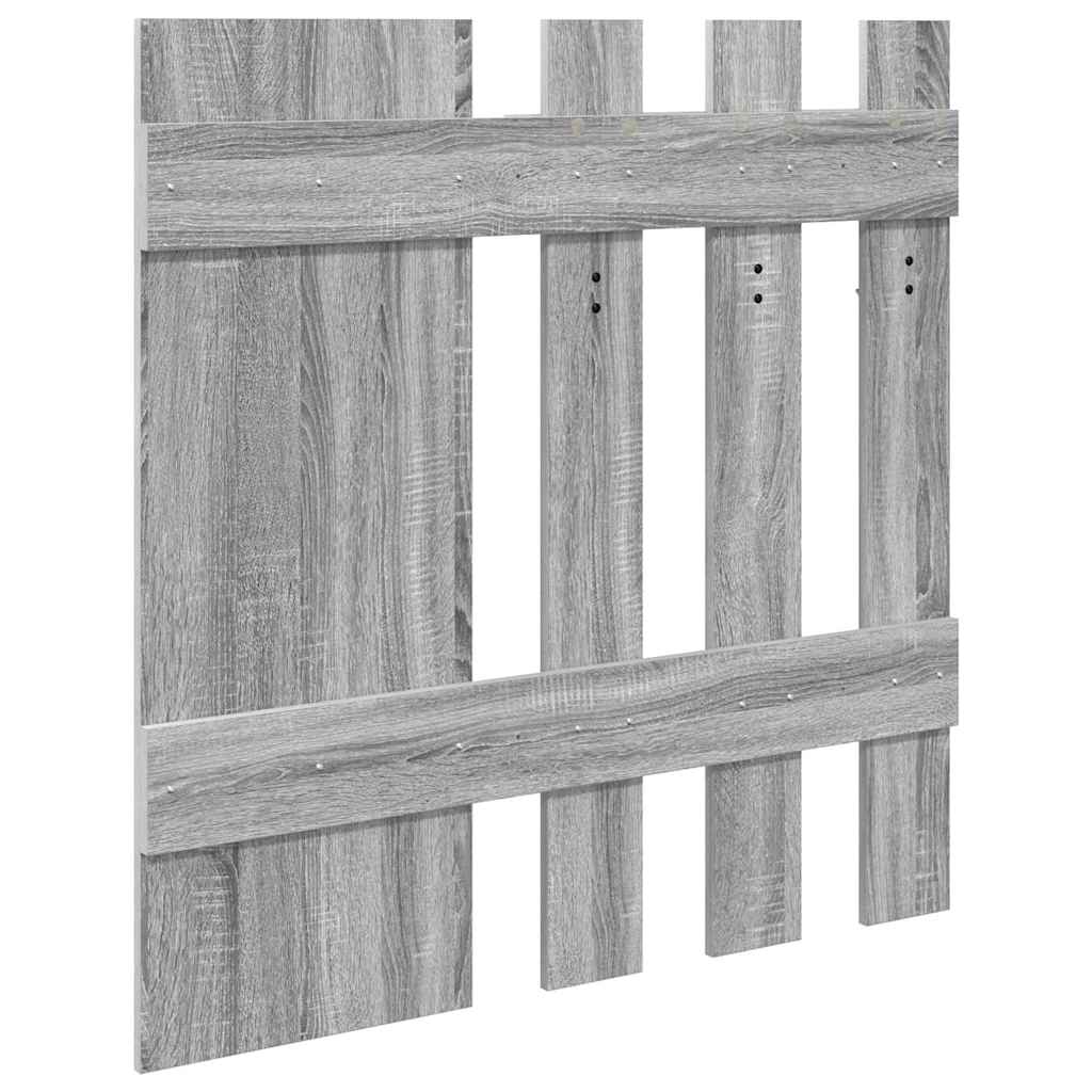 Porte-manteau mural Montage mural Gris sonoma 100 x 10 x 100 cm
