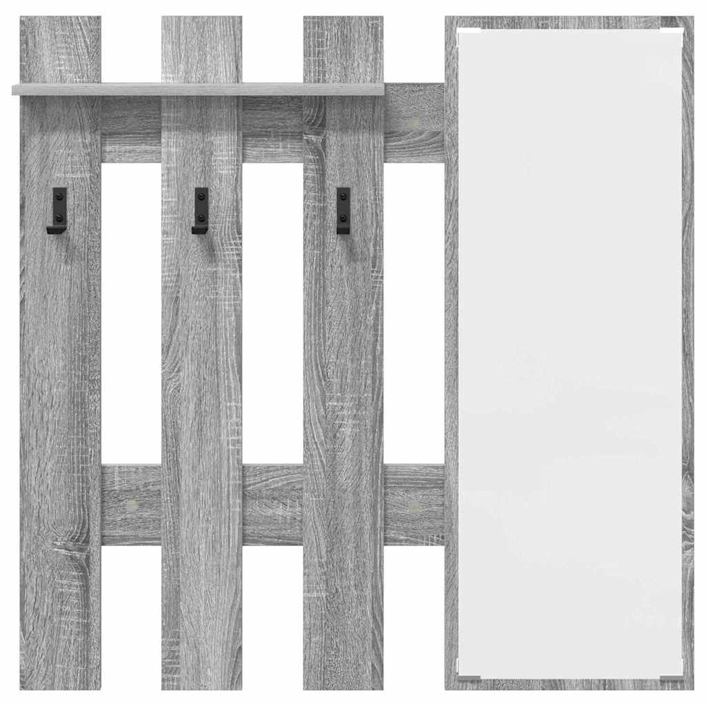 Porte-manteau mural Montage mural Gris sonoma 100 x 10 x 100 cm