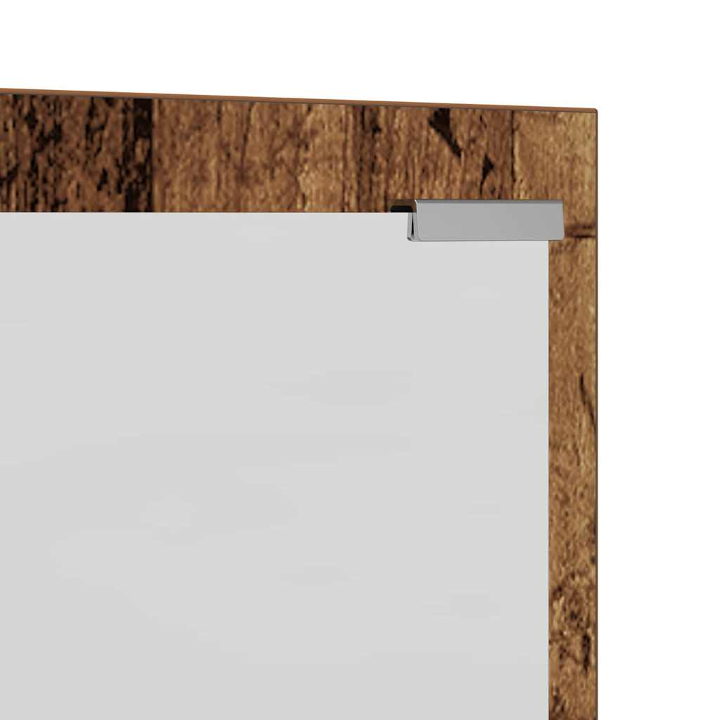 Porte-manteau mural Montage mural Bois ancien 100 x 10 x 100 cm