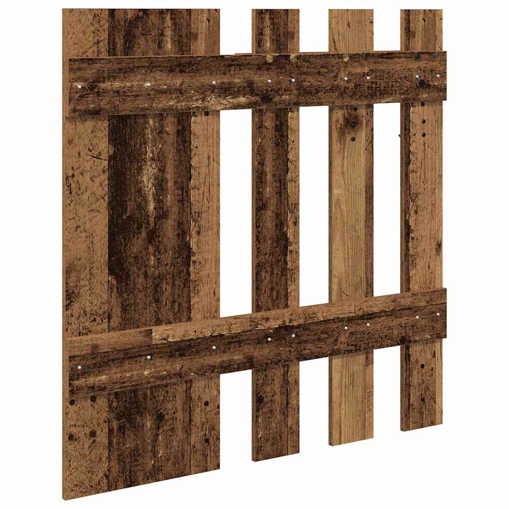 Porte-manteau mural Montage mural Bois ancien 100 x 10 x 100 cm