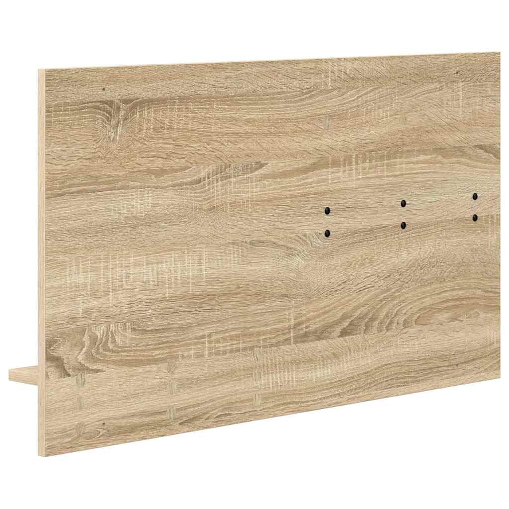 Porte-manteau mural avec étagère Chêne sonoma 90 x 10 x 50 cm