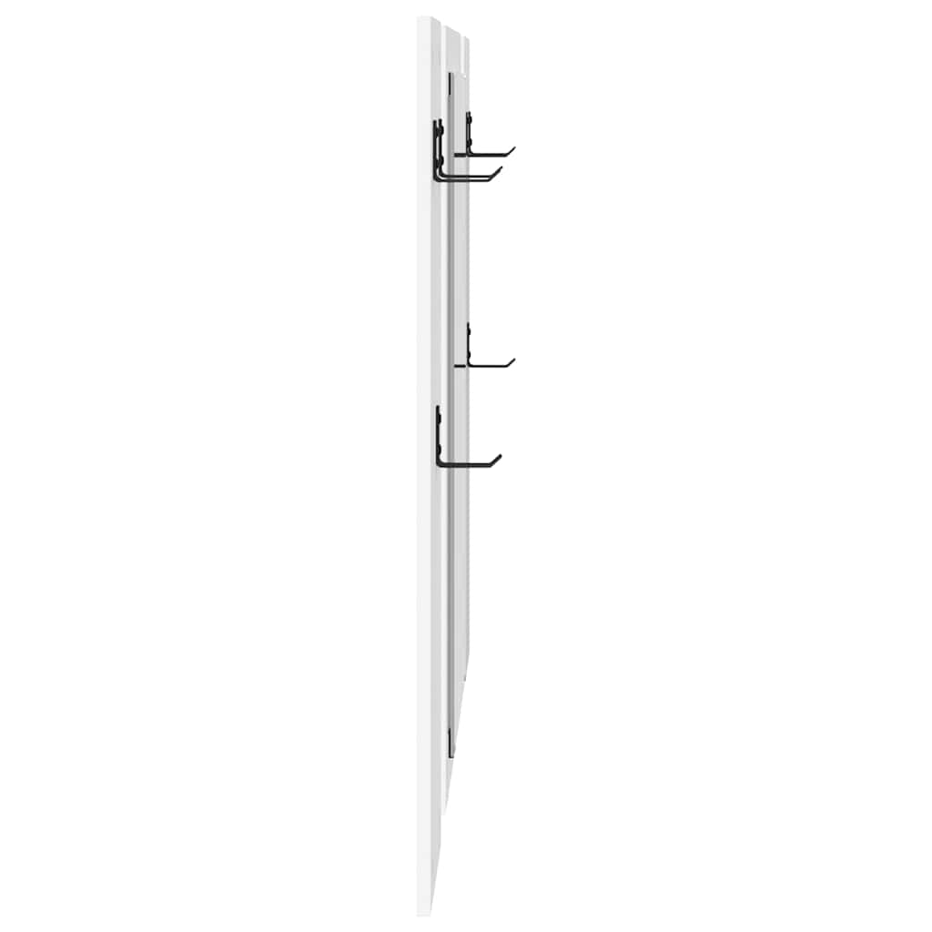 Porte-manteau mural Blanc 96 x 1,5 x 90 cm Bois d'ingénierie