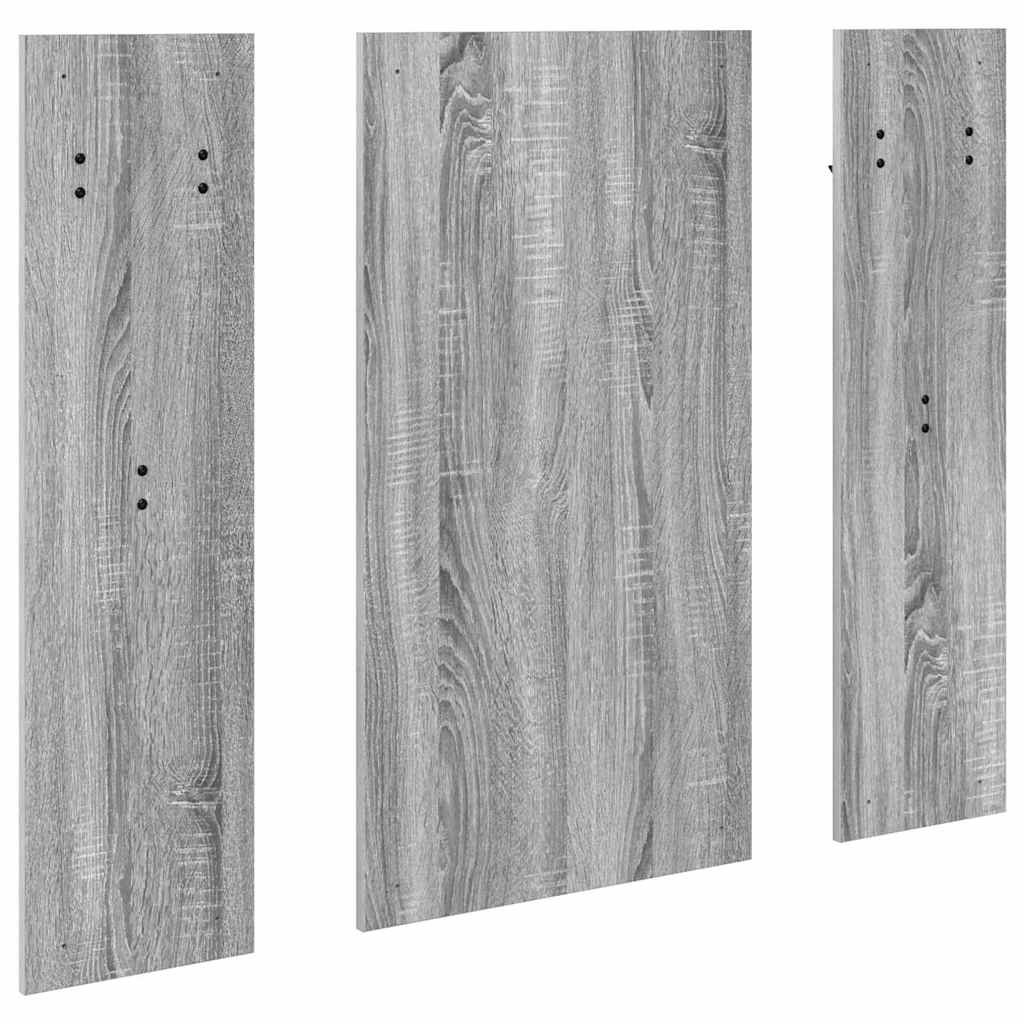 Porte-manteau mural Montage mural Sonoma gris 96 x 1,5 x 90 cm