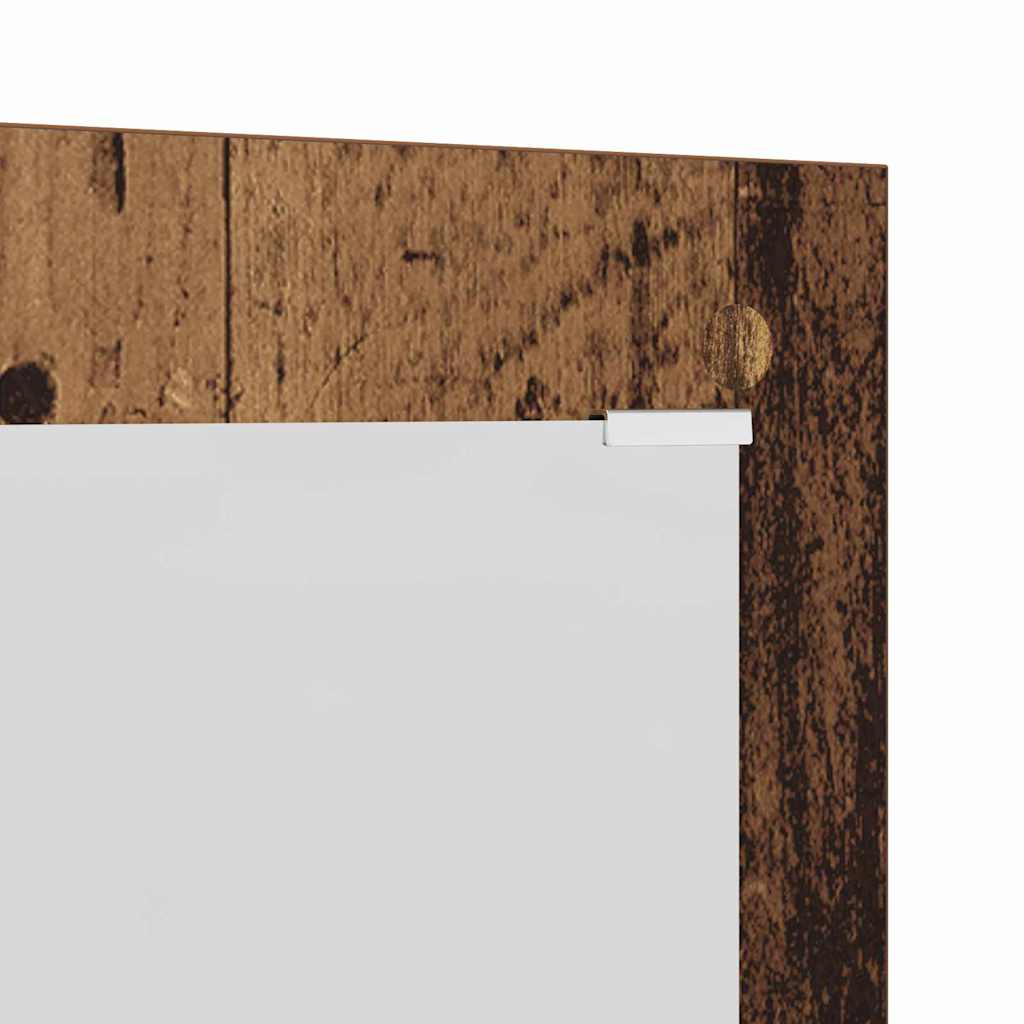 Porte-manteau mural Montage mural Bois ancien 96 x 1,5 x 90 cm