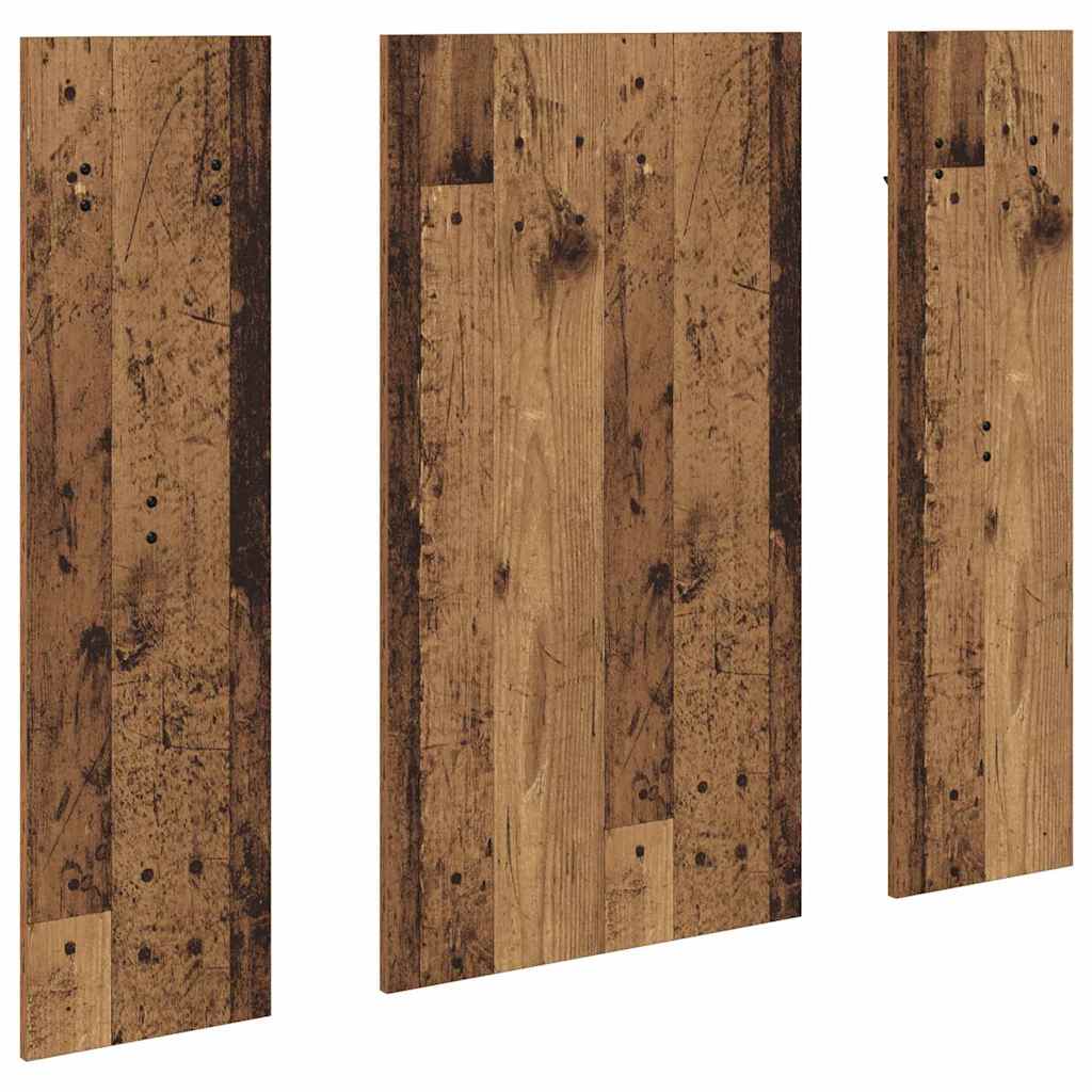 Porte-manteau mural Montage mural Bois ancien 96 x 1,5 x 90 cm