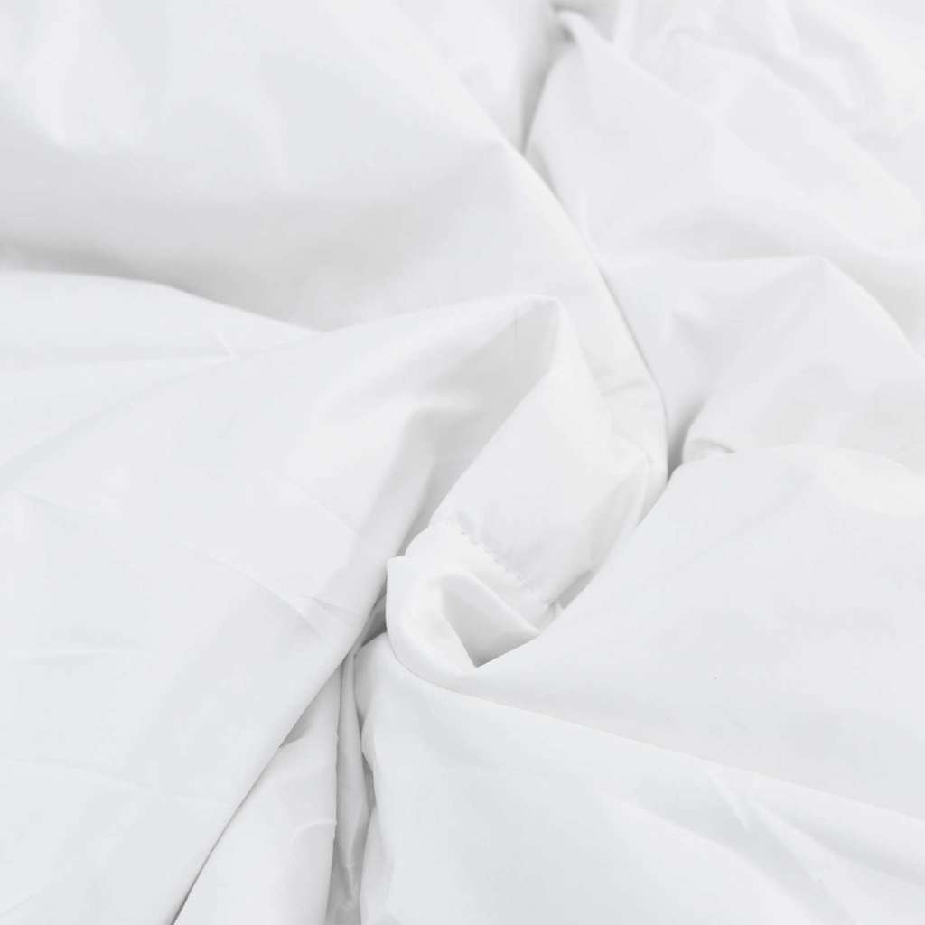 Couette avec oreiller 3 pcs Blanc 200 x 200 cm Microfibre