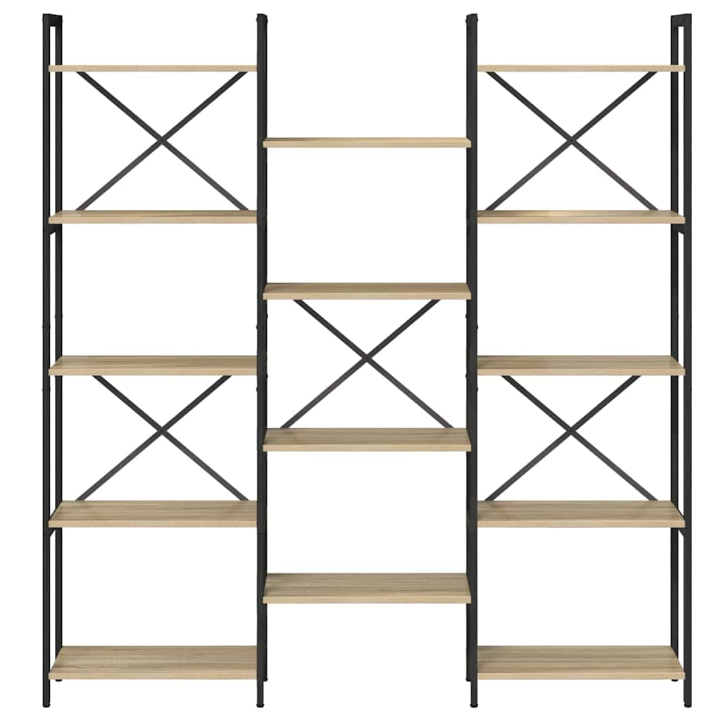 Étagère Chêne sonoma 156 x 25 x 167.5 cm Bois d'ingénierie