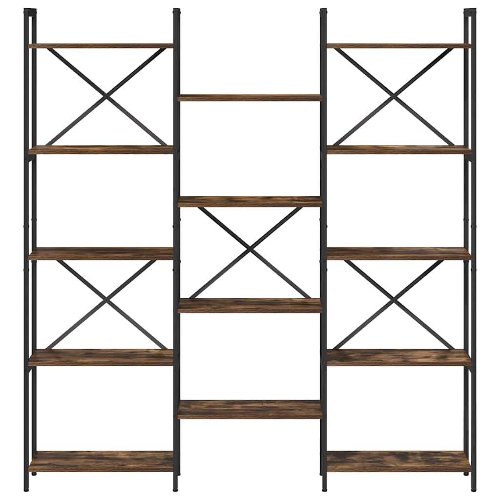 Étagère Chêne fumé 156 x 25 x 167.5 cm Bois d'ingénierie