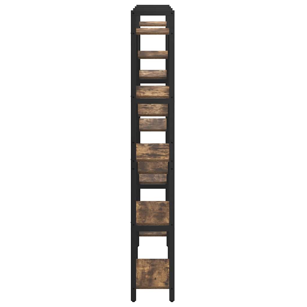 Étagère Chêne fumé 156 x 25 x 167.5 cm Bois d'ingénierie