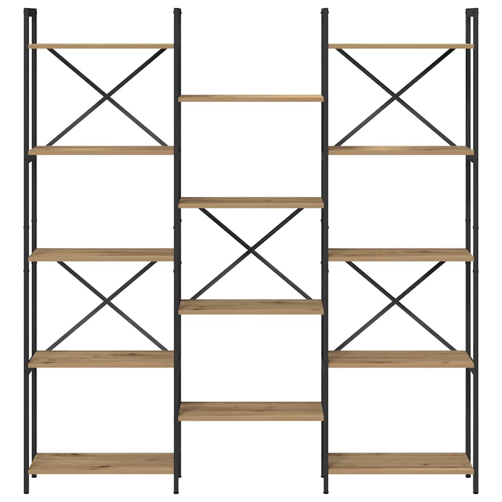 Étagère chêne artisanal 156 x 25 x 167.5 cm Bois d'ingénierie