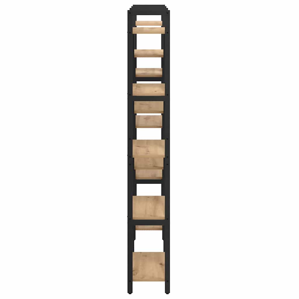 Étagère chêne artisanal 156 x 25 x 167.5 cm Bois d'ingénierie