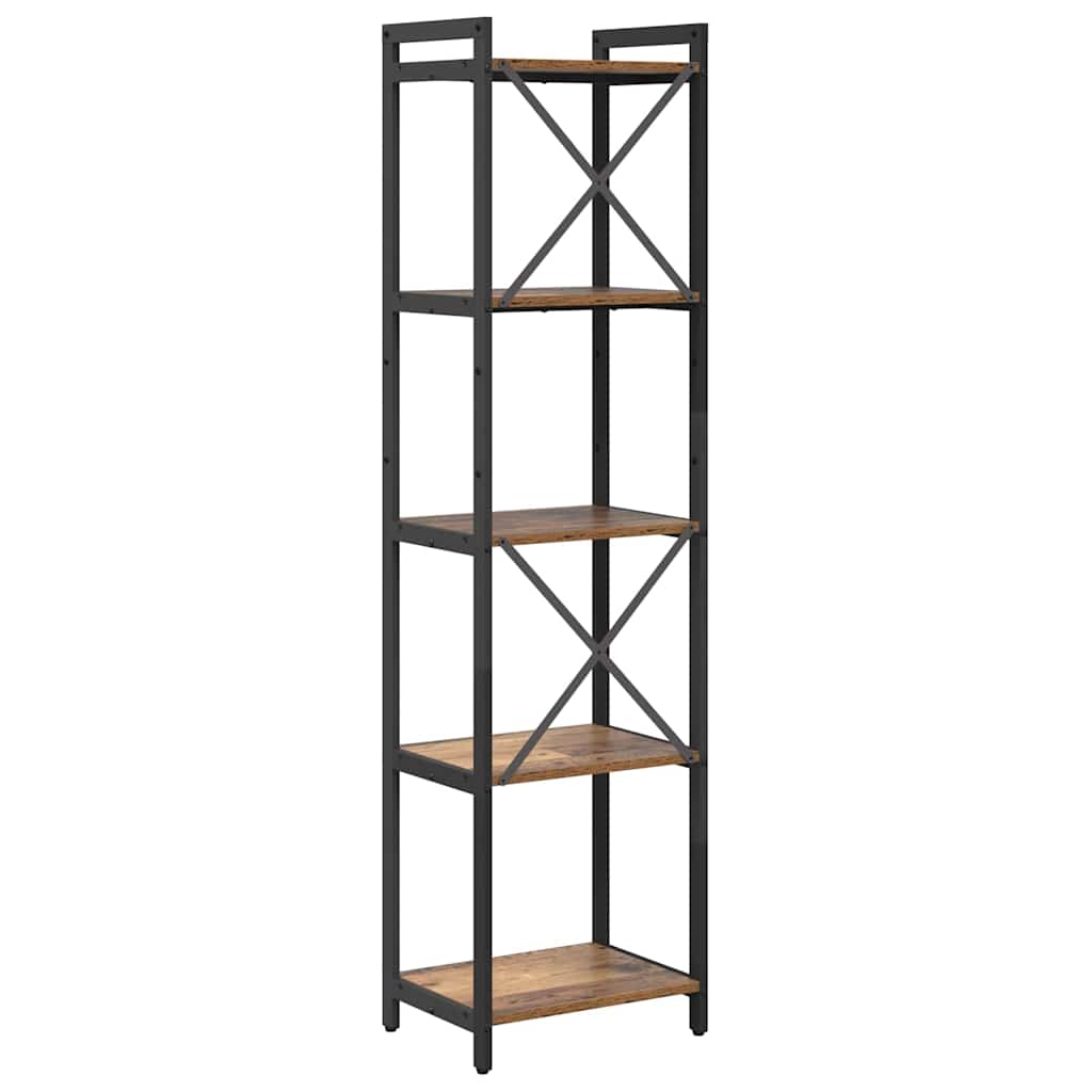 Bibliothèque Bois ancien 40 x 30 x 153 cm Bois d'ingénierie