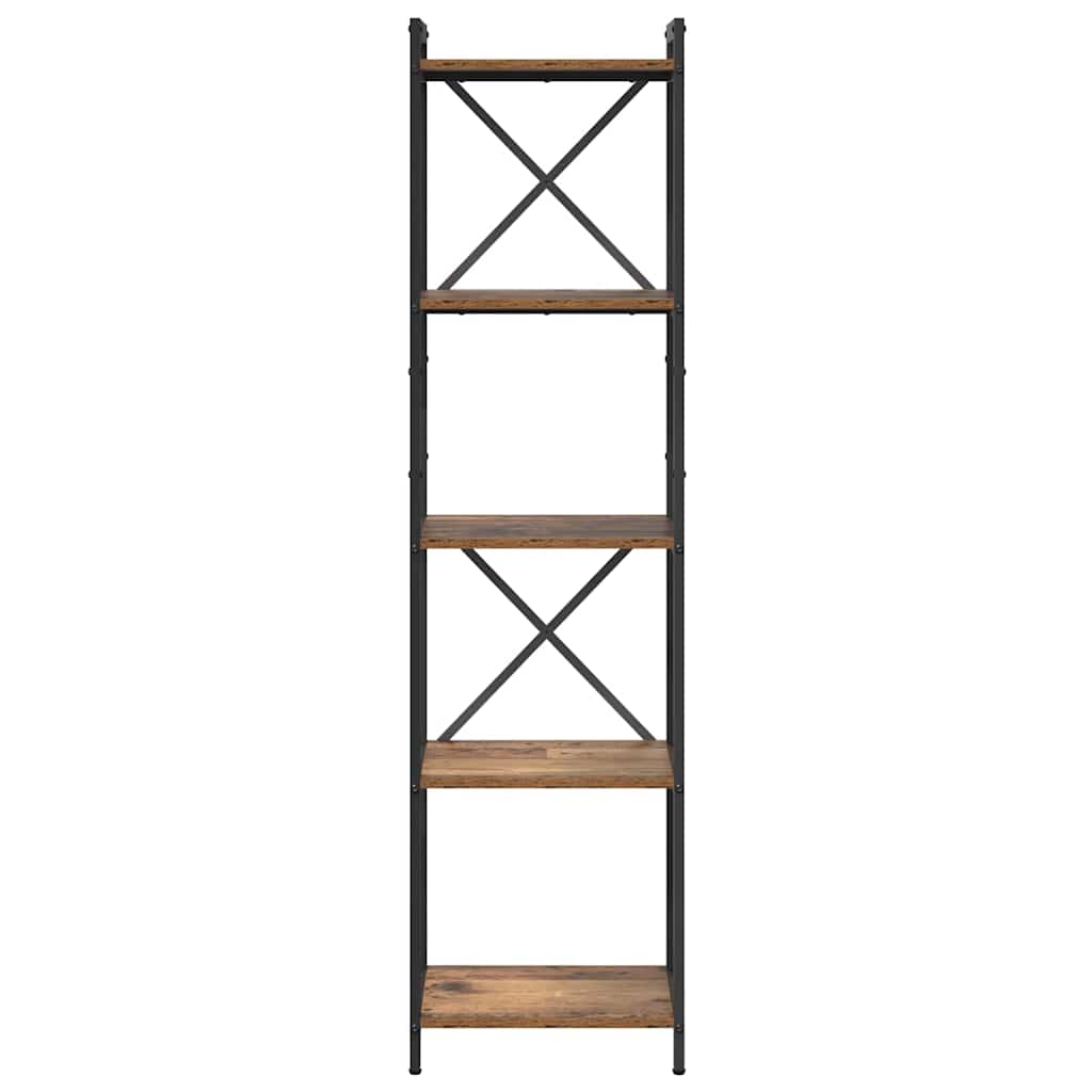 Bibliothèque Bois ancien 40 x 30 x 153 cm Bois d'ingénierie