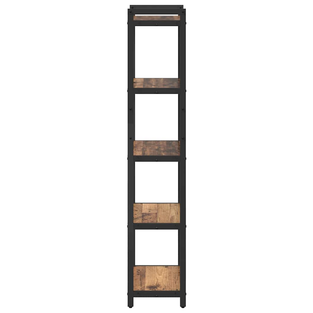 Bibliothèque Bois ancien 40 x 30 x 153 cm Bois d'ingénierie