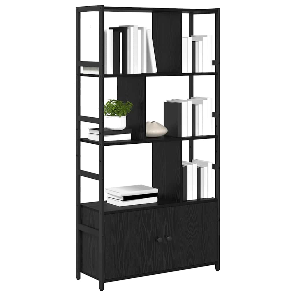 Étagère Chêne noir 80 x 30 x 155.5 cm Bois d'ingénierie