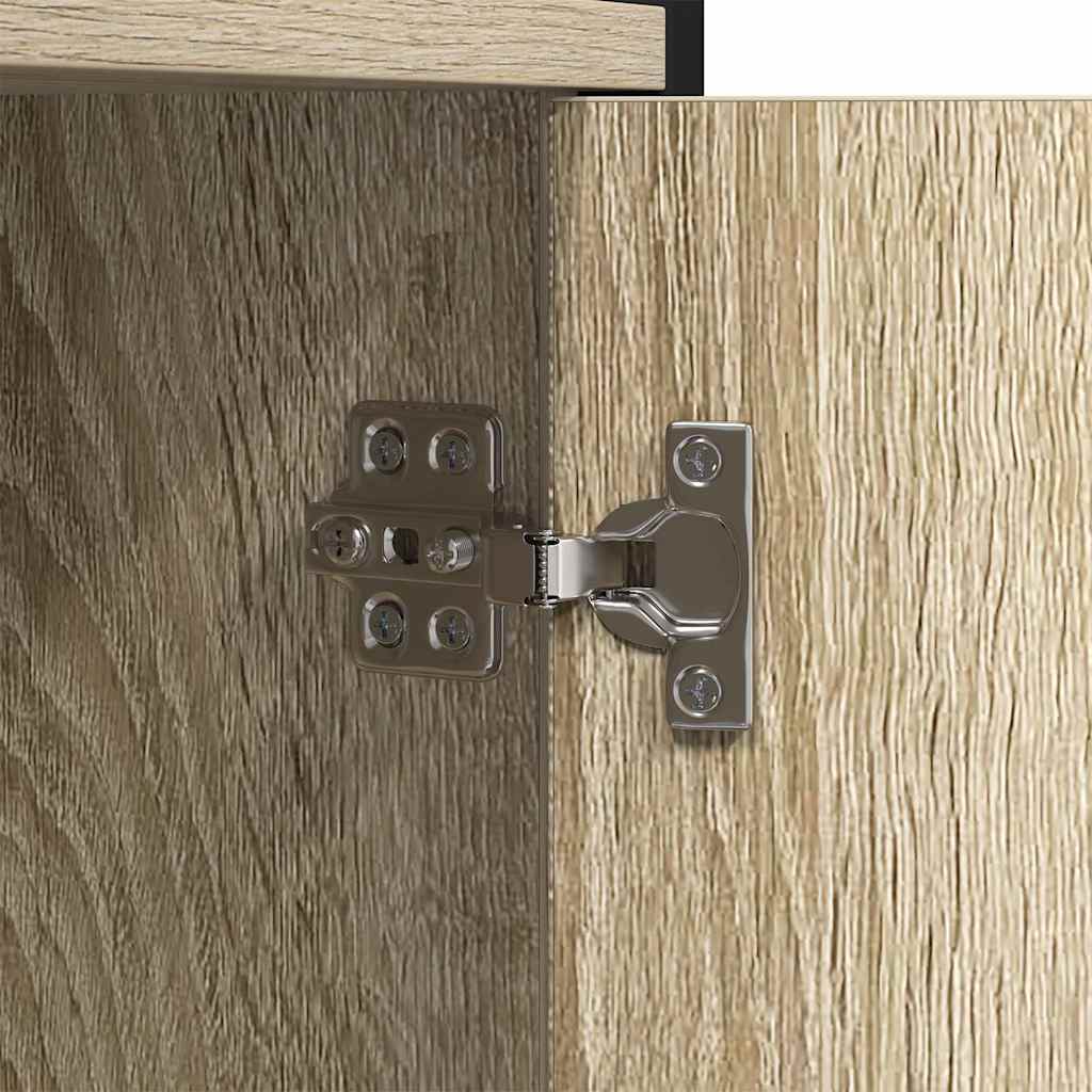 Étagère Chêne sonoma 80 x 30 x 155.5 cm Bois d'ingénierie