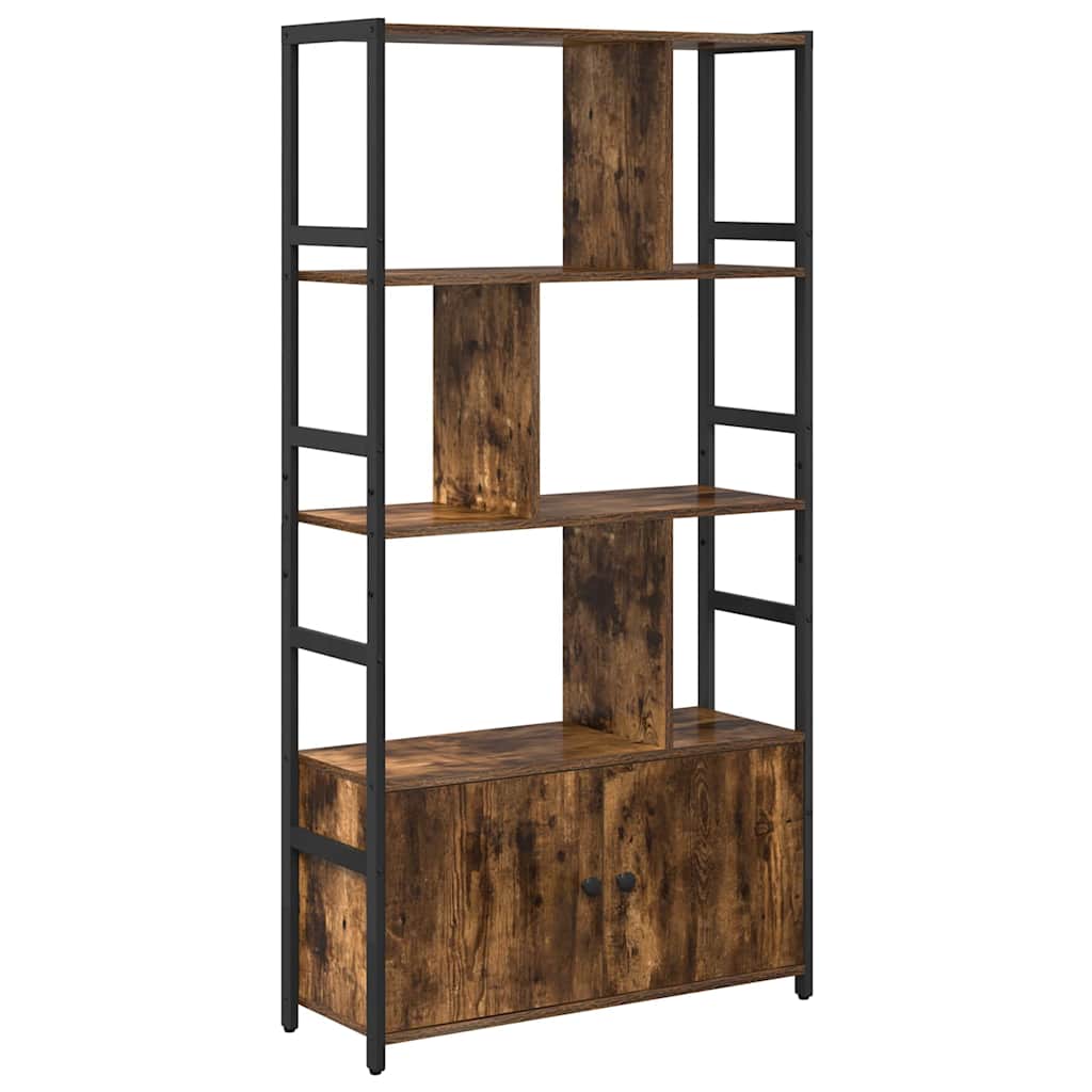 Étagère Chêne fumé 80 x 30 x 155.5 cm Bois d'ingénierie