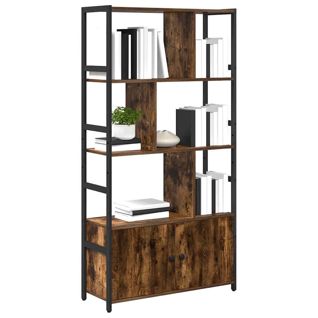 Étagère Chêne fumé 80 x 30 x 155.5 cm Bois d'ingénierie