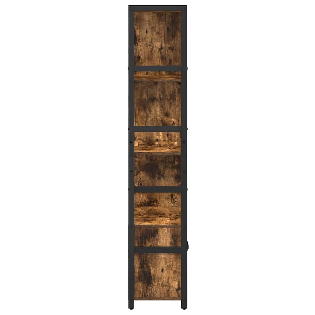 Étagère Chêne fumé 80 x 30 x 155.5 cm Bois d'ingénierie