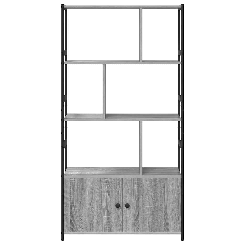 Étagère Sonoma gris 80 x 30 x 155.5 cm Bois d'ingénierie