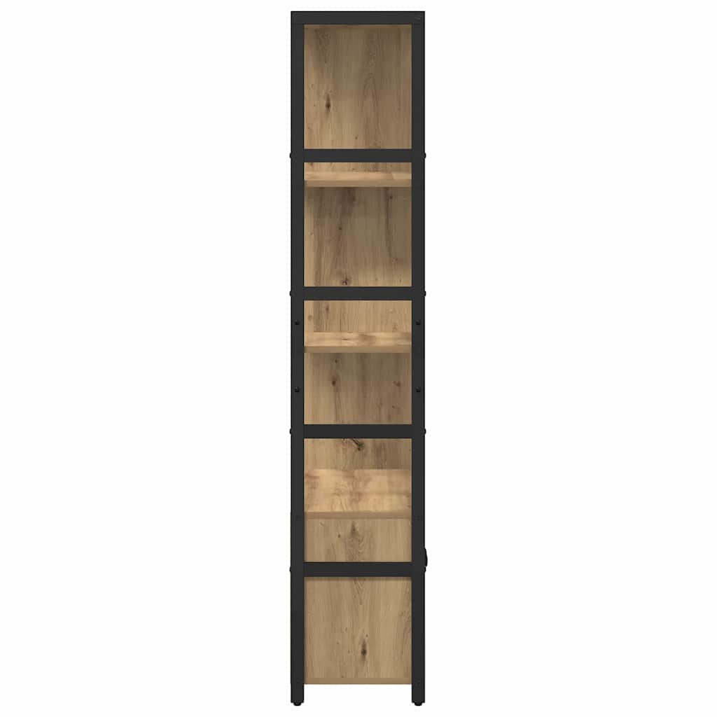 Étagère chêne artisanal 80 x 30 x 155.5 cm Bois d'ingénierie