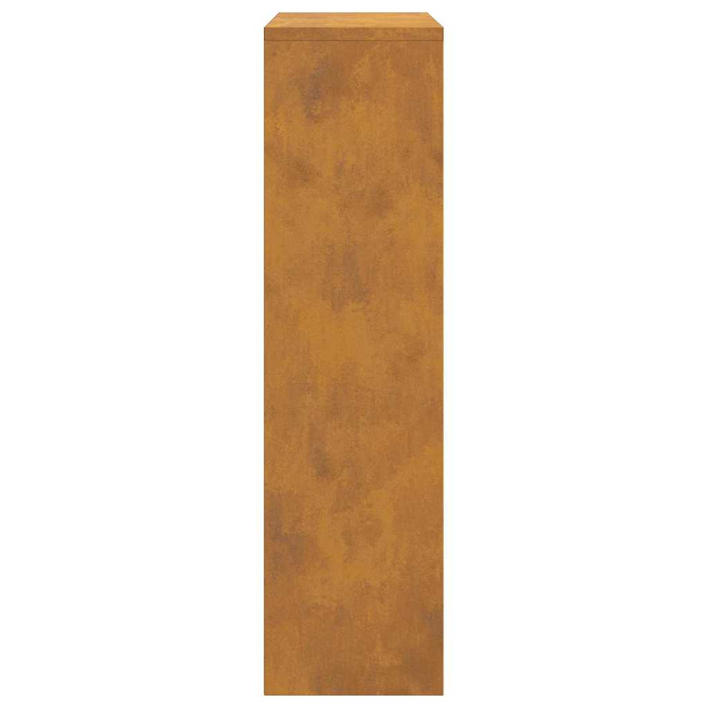 Boîte de dépôt de colis avec porte Marron 44 x 22 x 82 cm Acier