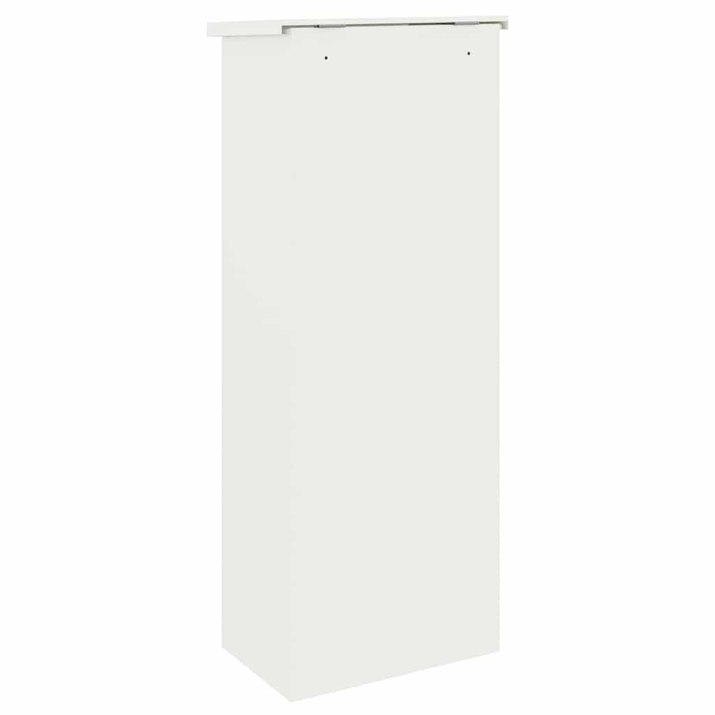 Boîte de dépôt de colis Blanc 44.5 x 29 x 110.5 cm Acier