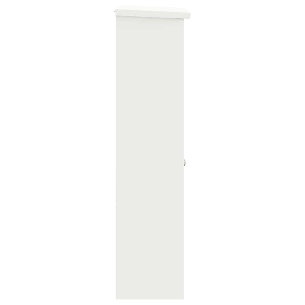 Boîte de dépôt de colis Blanc 44.5 x 29 x 110.5 cm Acier