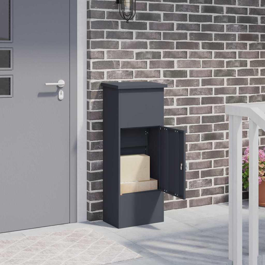 Boîte de dépôt de colis Anthracite 44.5 x 29 x 110.5 cm Acier