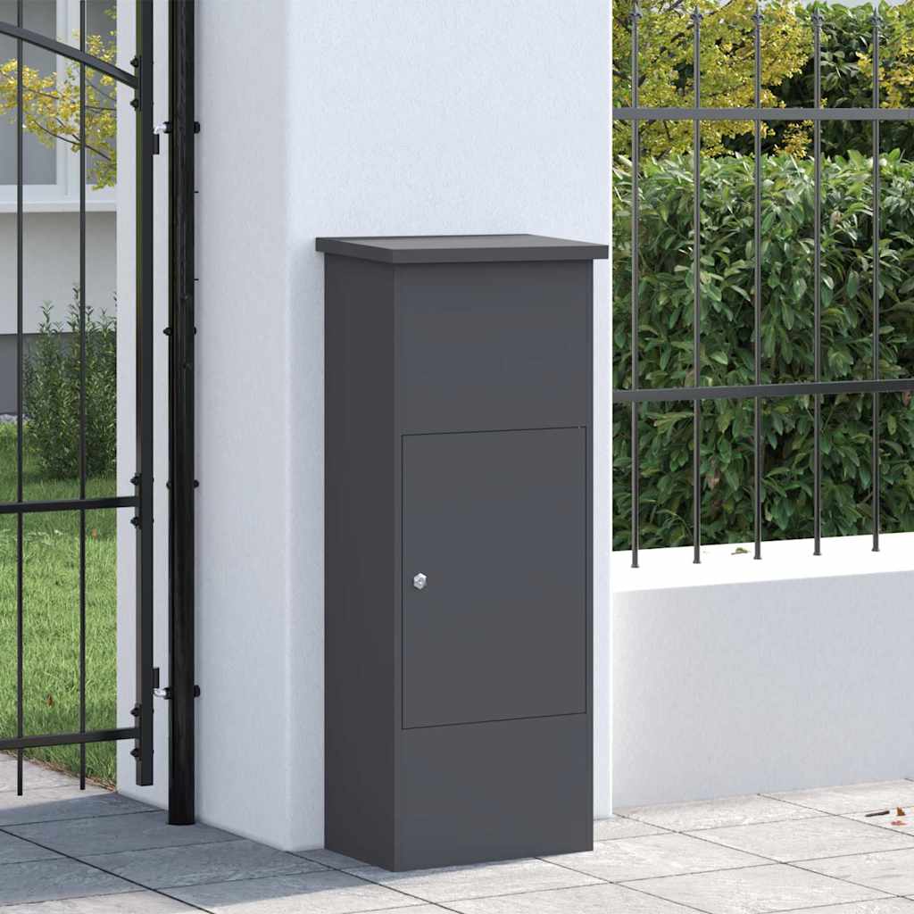 Boîte de dépôt de colis Anthracite 44.5 x 29 x 110.5 cm Acier