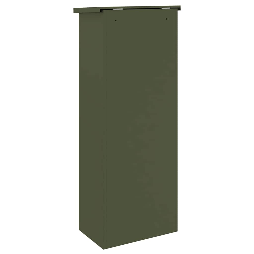 Boîte de dépôt de colis Vert olive 44.5 x 29 x 110.5 cm Acier