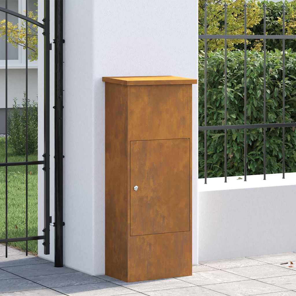 Boîte de dépôt de colis Rouillé 44.5 x 29 x 110.5 cm