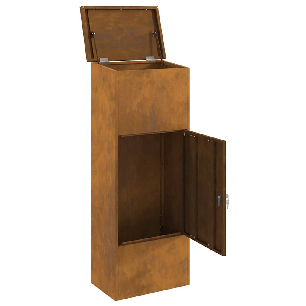 Boîte de dépôt de colis Rouillé 44.5 x 29 x 110.5 cm